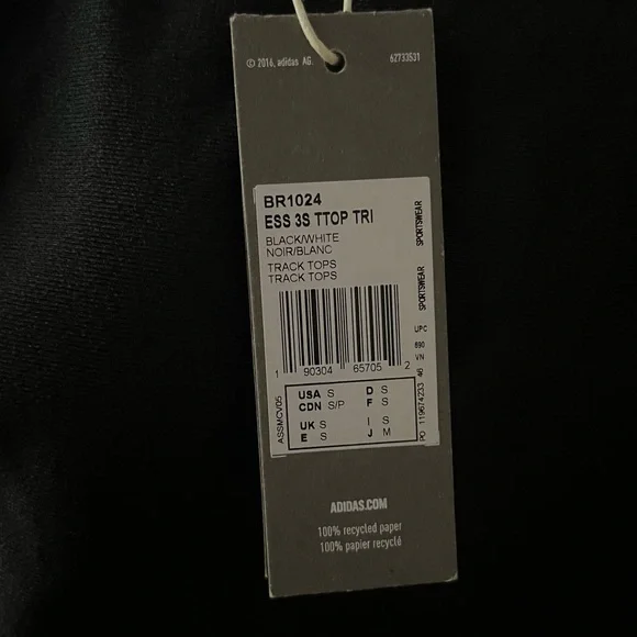 Men’s Small Adidas Jacket NEW - Picture 7 of 7